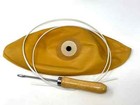Rugby Ball Vintage Style Made Of Synthetic Leather Size 4 Free Accessories