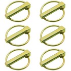 6 Pcs Of Lynch Pin Assortment  7 16   x1-3 4     For Trucks  7 16  X 1-3 4 