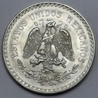 1945 Mexico Un Peso Silver     Uncirculated Bu         Exact Coin