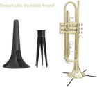 Trumpet Stand Portable Metal 5-leg Trumpet Stand Holder Foldable Trumpet Holder