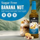 Syruvia Sugar Free Banana Nut Syrup 25 4 Fl Oz  For Cocktails  Desserts   More