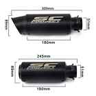 Slip For Kawasaki Ninja Zx6r Zx636 2009-2025 Exhaust Mid Link Pipe Muffler Tips