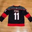 Carolina Hurricanes Staal Stitched Stanley Cup Mens Sizes Stitched Jersey