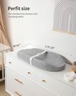 Baby Changing Pad With Waterproof Lining Foam  Includes A Soft   Washable Cov   