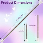 Dance Baton batons For Twirling 22 29 Inches Stainless Steel Material Gymnastics