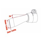 Leister Wide Slot Nozzle     50 0  75 X 2 Mm  20   Angled  For Bitumen - 107 653