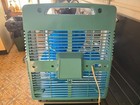 Vintage Lasco Galaxy 3-speed Box Fan Blue Blade Floor Tilt Wall Mount 14  X 14 