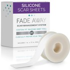 Medical Grade Silicone Scar Sheets - Effective For Surgery  C-section  Keloids  