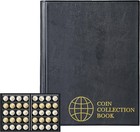 200 Pockets Coin Albums - 43x42 Mm 1 7x1 6 Inch Pocket Black Coin Book 10 Pag   
