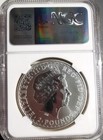 2000 Great Britain Elizabeth Ii Britannia Silver 1 Oz 2 Pounds Ngc Ms67
