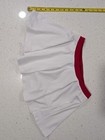 Rebel Athletics Flouncy Flowy Cheer Cheerleading Skirt Skort W  Shorts Red White