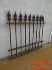Antique Victorian Gate Garden Fence Architectural Salvage Door Flame Finial  5