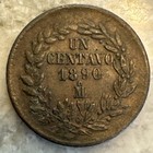 Mexico 1890 M Centavo Copper Coin Ships Tomorrow