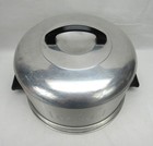 Vintage Retro 1950 s Kromex Aluminum Locking Cake Cover Holder Carrier Server
