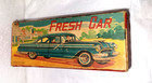 Vintage Old Box Pack Friction Tin Plate Friction Fresh Car Play Mouth Japan 1940