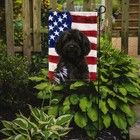 Black Havanese American Flag Garden Size Wdk6141gf