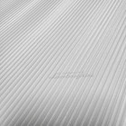 Satin Ivory Off White Vertical Lines Faux Fabric Textured Modern Wallpaper Rolls