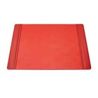 Leather Desk Pad  34 X 20   red 