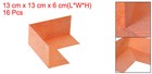 16pcs Inside Waterproofing Corner Shower Polyethylene Seamless Orange Inside