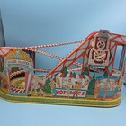 Vintage 1964 Retro Roller Coaster Wind-up Tin Litho Toy   J  Chein Read