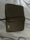 Kate Spade New York 6 Ring Black Zip Leather Around Personal Organizer Planner