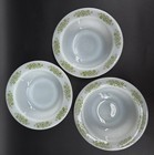 5 Piece Vtg Anchor Hocking Placesetters Springwood 1 Plate   4 Bowls 70s Flowers