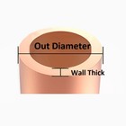 Copper Tube Pipe Coil Soft Coil 1 6mm 2mm 3 5 6 8 9 52 10 12 7mm Outer Diameter