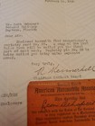 1920 American Auto Association Contest Board W Registration Card New York Rare