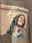 Bob Marley T Shirt  Large Gray