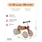  Big Bee Four-wheeled Vehicle Kids Balance Bike Red