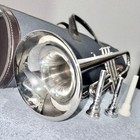 Yamaha Ytr-135 Bb Silver Trumpet Japan Vintage Case 3 Mouthpieces Preowned Japan
