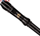 Eastrock Recorder Instrument German Style Soprano Recorder Brown 3 Pieces For