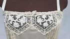 Antique 1920 30s Cream Silk Slip Teddy Lace Step In Lingerie Chemise - Size S