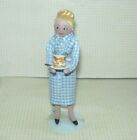 Miniature Stack Of Bread On Plate W butter  Knife  Dollhouse 1 12 