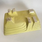 Vintage Midcentury Yellow Green Cookson Pottery Planter