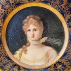 Antique Vienna Art Plate 1908 Adv  John Pritzlaff Hardware Co  Queen Louise 