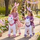 Ponycycle Ride On Unicorn Horse Mechanical Walking For Kid 3-4 E312 Minimal Toys