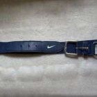 Nike Baseball Softball Belt Navy Blue Adjustable Elastic Swoosh Logo One Size