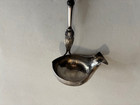 Silver Ladle With Turned Wooden Handle Hamburg 1842 Or Earlier