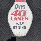 Bowling Pin    over 40 Lanes No Waiting    Sign 16    X 36   