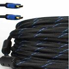 Hdmi 1 4 Cable Cord 6ft 10ft 15ft 25ft 30ft 50ft 75ft 100ft High Speed Blue Lot