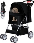 Pet Stroller  4 Wheels Pet Strolling Cart For Medium small Dogs And Cats  Fol   