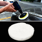 5pcs 6  Buffing Polishing Pad Wool Wheel Mop Kit For Car Polisher Drill Adapter