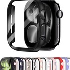 2x Full Cover Case Glass Screen Protector For Apple Watch Series 10 11 42mm 46mm