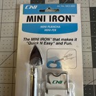 New Vintage Mini Iron Cni Clover Needlecraft Mci-900 Compact Crafts White