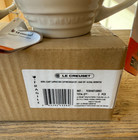 Le Creuset Stoneware Set Of 2 Bistro Mug giant Cappuccino 14oz Meringue New