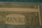 2009 Major Misalignment Error  1 Dollar Currency Note - Free Shipping
