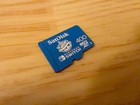 Blue Mario Kart Shell 400 Gb Sandisk Microsd Card  not For Switch 2 