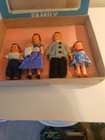 Vintage Ari Dollhouse Family Nib Miniature Dolls   germany