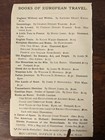 Hotel De L europe Heidelberg 1903 Ad   Houghton Mifflin And Company Travel Books